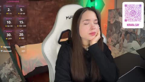 Snapshot of kirarasay chatting on 01.24.25 Kira online show from 01.24.25