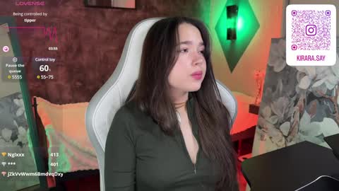 Snapshot of kirarasay chatting on 01.29.25 Kira online show from 01.29.25