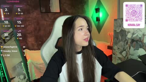 Snapshot of kirarasay chatting on 01.31.25 Kira online show from 01.31.25