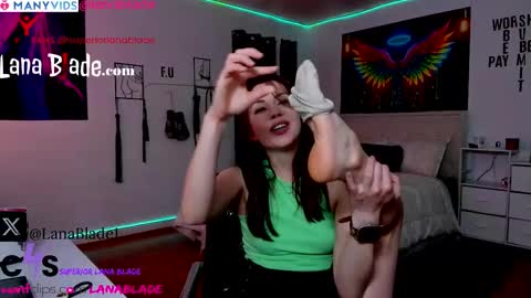 Snapshot of lanablade chatting on 03.26.26 Lana Blade online show from 03.26.26
