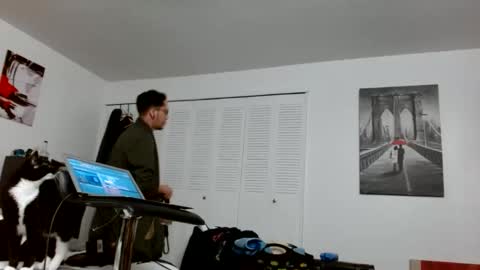 Snapshot of latinfyre chatting on 02.18.25 Chris online show from 02.18.25