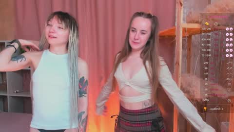 Snapshot of lisanelsona chatting on 12.03.24 Hello our names are Kate and Alice this is our first day here. online show from 12.03.24