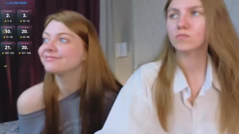 Snapshot of lisanelsona chatting on 03.12.25 Hello our names are Kate and Alice this is our first day here. online show from 03.12.25