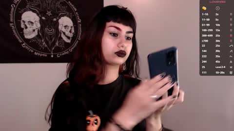 Snapshot of littleluciferrr chatting on 10.31.25 Lucifer online show from 10.31.25