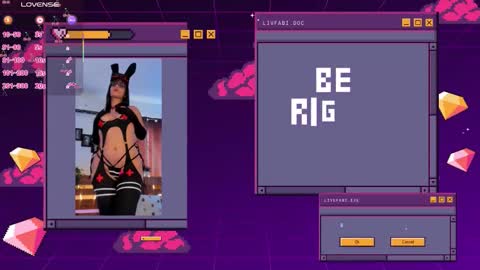 Snapshot of livfabi_ chatting on 10.23.25 Livfabi  online show from 10.23.25