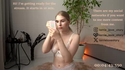 Snapshot of lorrie_love_story chatting on 02.09.25 Lorrie online show from 02.09.25