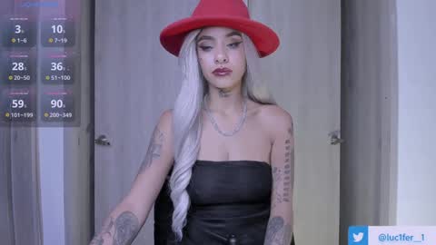 Snapshot of luci_fer_devil_1 chatting on 12.31.24 Veronica Rati online show from 12.31.24