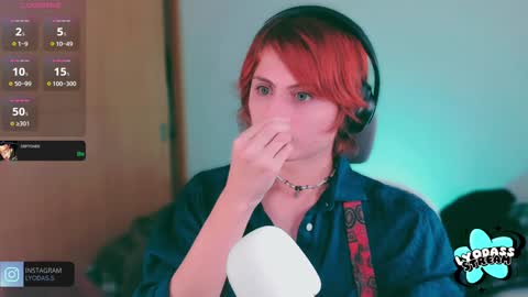 Snapshot of lyodass chatting on 02.07.25 Lyodass online show from 02.07.25