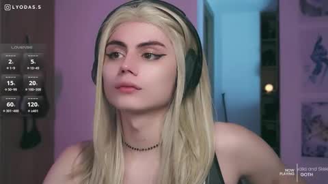 Snapshot of lyodass chatting on 10.22.25 Lyodass online show from 10.22.25