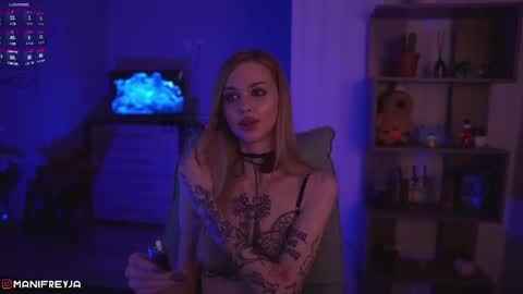 Snapshot of manifreyja chatting on 12.06.24 Amelie online show from 12.06.24