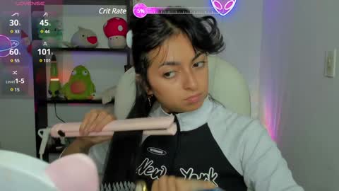 Snapshot of marcelinegh chatting on 02.07.25 Marceline online show from 02.07.25