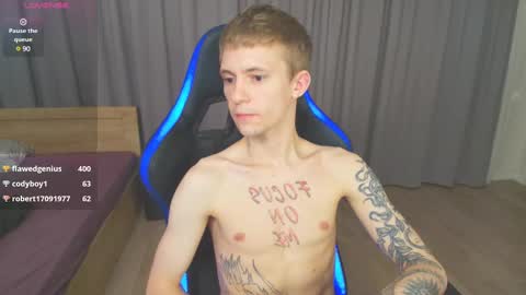 Max Gen with tats 24years  And Ethan without tats 20 years online show from 02.10.25