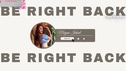 Snapshot of megan_inked_ chatting on 10.31.25 online show from 10.31.25