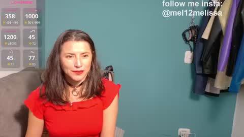 Snapshot of mel12meli chatting on 07.31.26 Melissa online show from 07.31.26
