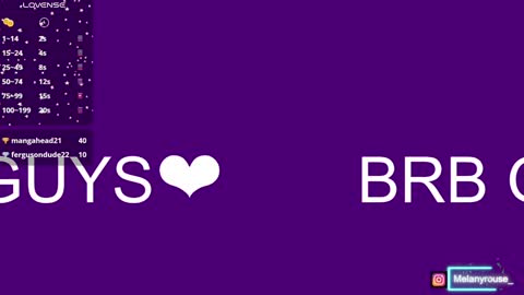 melanyrouse1 online show from 01.21.25