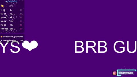 melanyrouse1 online show from 01.23.25