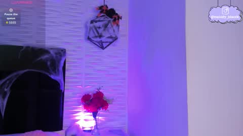 Snapshot of melody_black_ chatting on 10.28.25 Melody online show from 10.28.25