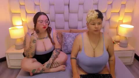 Snapshot of miaandmolly_ chatting on 12.05.25 mia red hair molly short hair online show from 12.05.25