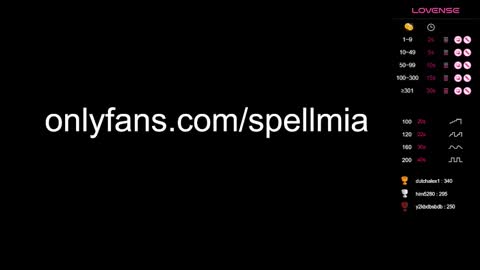 Snapshot of miaspell chatting on 12.07.24 Mia  instagram miasspell online show from 12.07.24