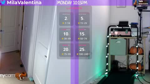 Mila Valentina online show from 01.28.25