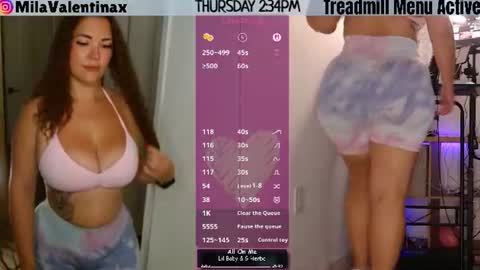 Snapshot of milavalentinax chatting on 06.18.26 Mila Valentina online show from 06.18.26