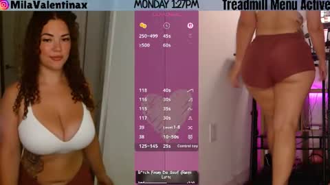 Snapshot of milavalentinax chatting on 07.13.26 Mila Valentina online show from 07.13.26