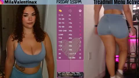 Snapshot of milavalentinax chatting on 07.17.26 Mila Valentina online show from 07.17.26