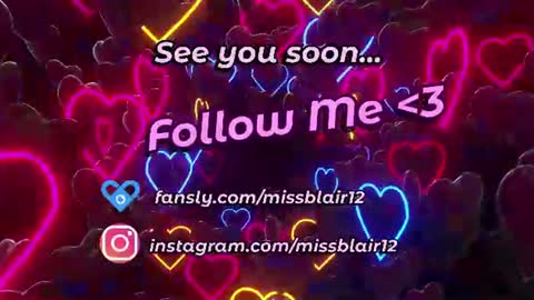 Snapshot of missblair12 chatting on 07.28.26 MissBlair online show from 07.28.26