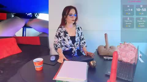 Snapshot of missellien chatting on 09.13.25 Angela online show from 09.13.25