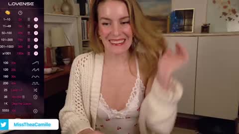 Snapshot of misstheacamille chatting on 01.14.25 MissThea online show from 01.14.25