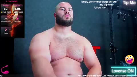 Snapshot of muscularjohnforu chatting on 07.16.26 click icon for peach online show from 07.16.26