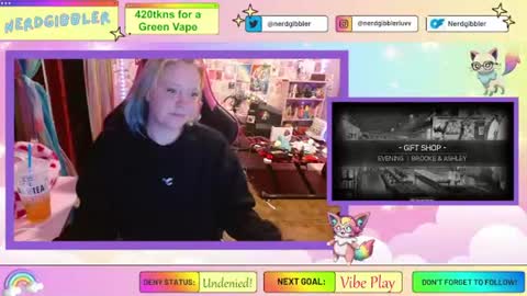 Snapshot of nerdgibbler chatting on 07.08.26 NerdGibbler online show from 07.08.26