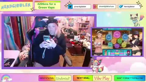 Snapshot of nerdgibbler chatting on 07.09.26 NerdGibbler online show from 07.09.26