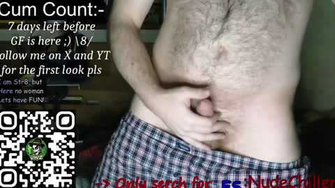 Snapshot of nudechiller chatting on 01.14.25 Vinz... online show from 01.14.25