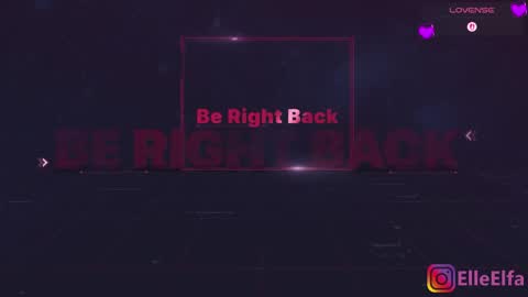 ElfaElle Im online .Wednesday Thursday Friday Saturday Sunday from 10pm to 2am  GMT3 online show from 04.19.26