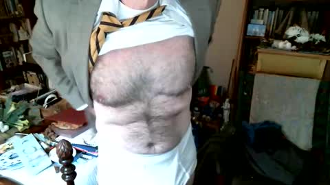 Snapshot of officebriefsmayhem chatting on 11.11.25 Office Briefs Mayhem online show from 11.11.25