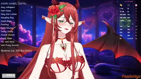 Succubus Nyx online show from 01.04.25