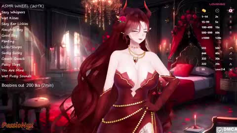 Succubus Nyx online show from 01.31.25