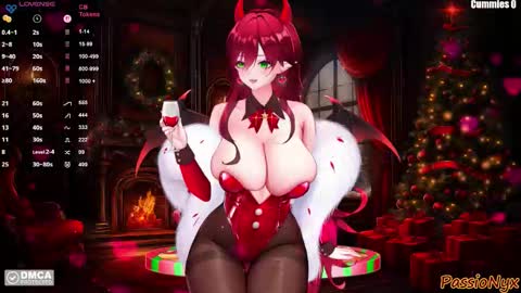 Succubus Nyx online show from 12.23.25