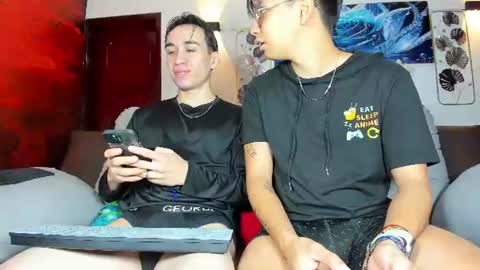 Snapshot of patrick_ander chatting on 07.26.26 patrick 19 bottom---- ander 18 top online show from 07.26.26