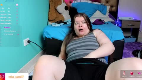 Snapshot of queensami7 chatting on 02.24.25 Samantha online show from 02.24.25