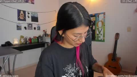 Snapshot of reoko_ chatting on 06.03.26 Reoko online show from 06.03.26