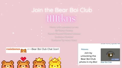 Rosie Bones online show from 12.14.25