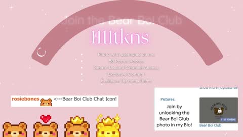 Rosie Bones online show from 12.18.25