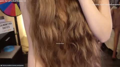 The Real Samantha Hayes haha  online show from 12.10.24