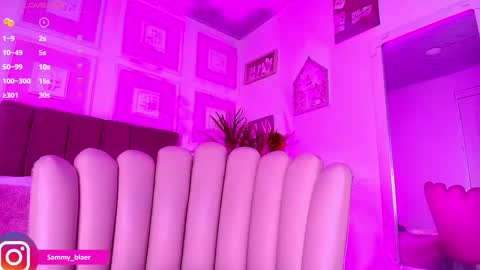 Snapshot of sammyblaer chatting on 02.18.25 Samantha online show from 02.18.25