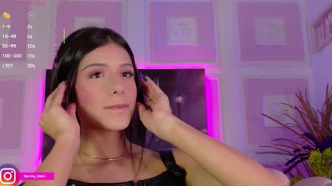 Snapshot of sammyblaer chatting on 10.10.25 Samantha online show from 10.10.25