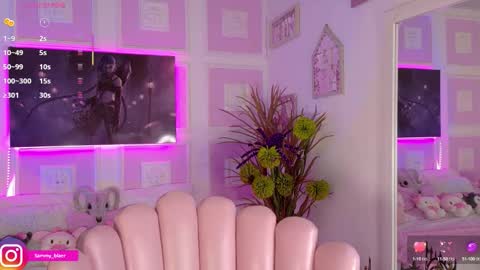 Snapshot of sammyblaer chatting on 10.12.25 Samantha online show from 10.12.25