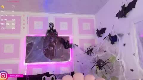 Snapshot of sammyblaer chatting on 10.17.25 Samantha online show from 10.17.25