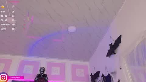 Snapshot of sammyblaer chatting on 10.23.25 Samantha online show from 10.23.25